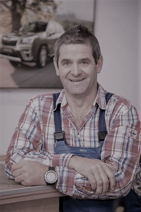 Mike Weber im Betrieb